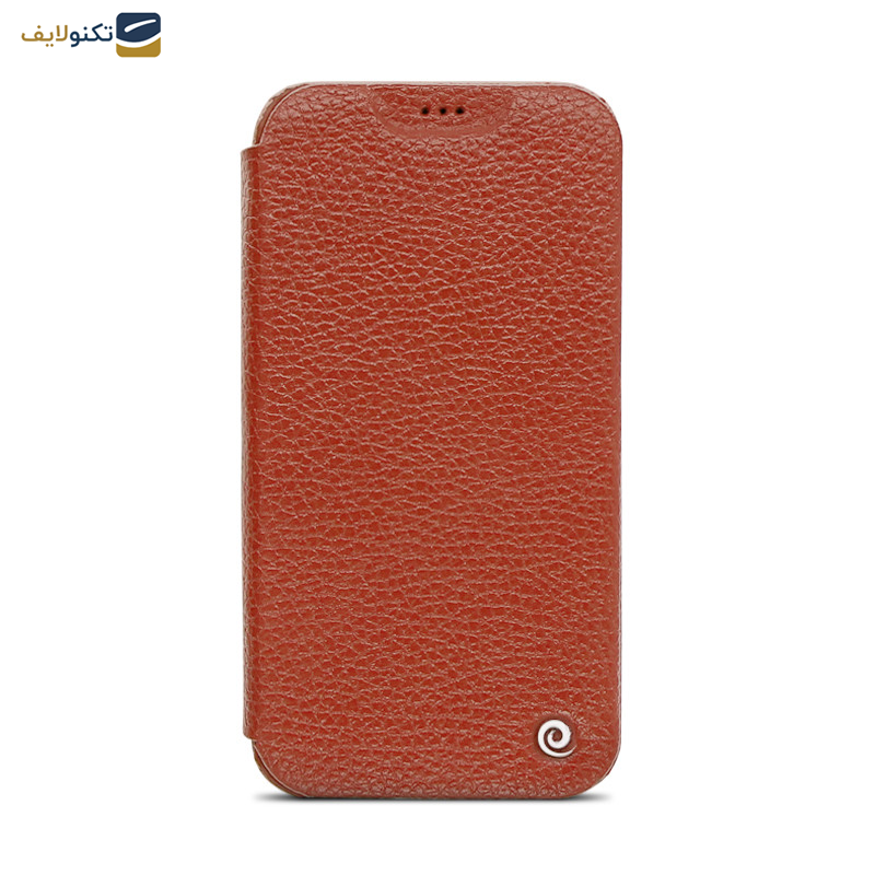 کیف کلاسوری گوشی اپل iPhone 12 mini اگرت مدل Floater چرمی  - Egret Floater Genuine Leather Stand Folder Bag For Apple iPhone 12 mini