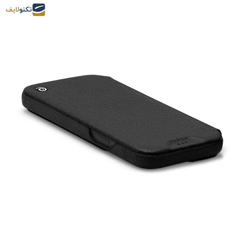 کیف کلاسوری گوشی اپل iPhone 12 mini اگرت مدل Floater چرمی  - Egret Floater Genuine Leather Stand Folder Bag For Apple iPhone 12 mini