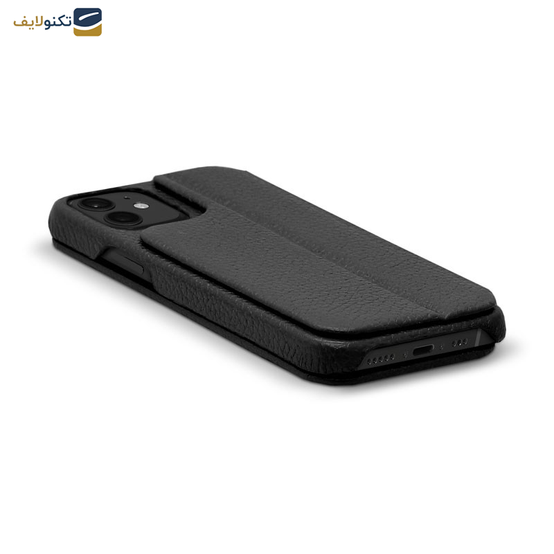 کیف کلاسوری گوشی اپل iPhone 12 mini اگرت مدل Floater چرمی  - Egret Floater Genuine Leather Stand Folder Bag For Apple iPhone 12 mini