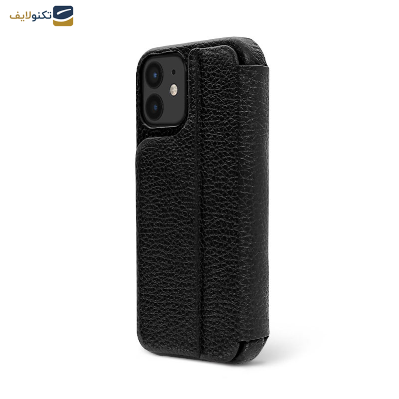 کیف کلاسوری گوشی اپل iPhone 12 mini اگرت مدل Floater چرمی  - Egret Floater Genuine Leather Stand Folder Bag For Apple iPhone 12 mini