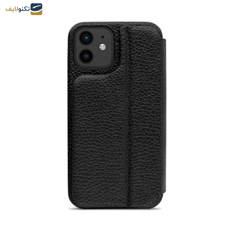 کیف کلاسوری گوشی اپل iPhone 12 mini اگرت مدل Floater چرمی  - Egret Floater Genuine Leather Stand Folder Bag For Apple iPhone 12 mini