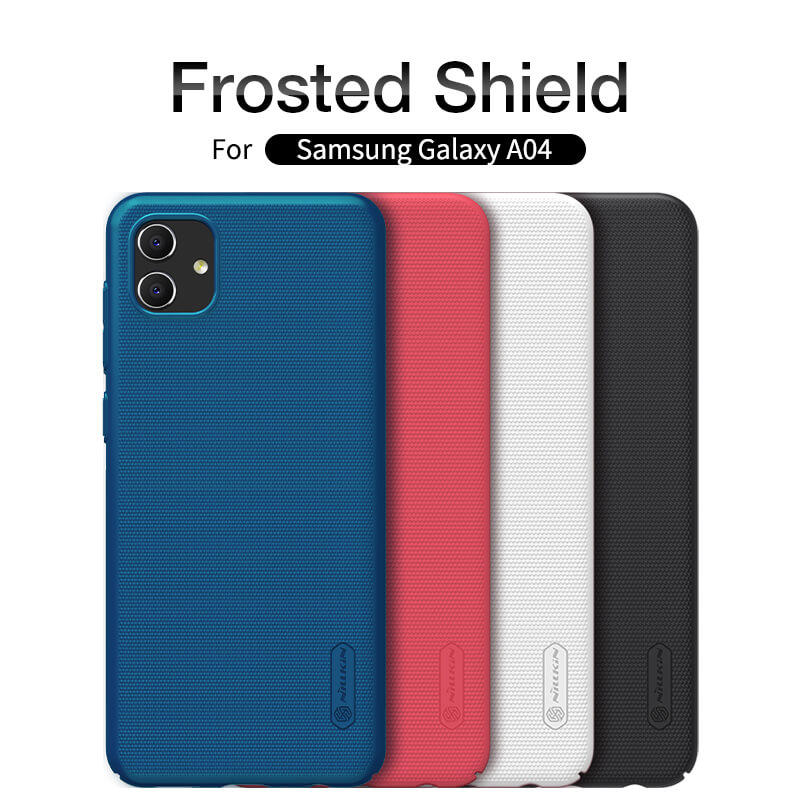 کاور گوشی سامسونگ گلکسی A04 نیلکین مدل Super Frosted Shield - Nillkin Super Frosted Shield Case for Galaxy A04