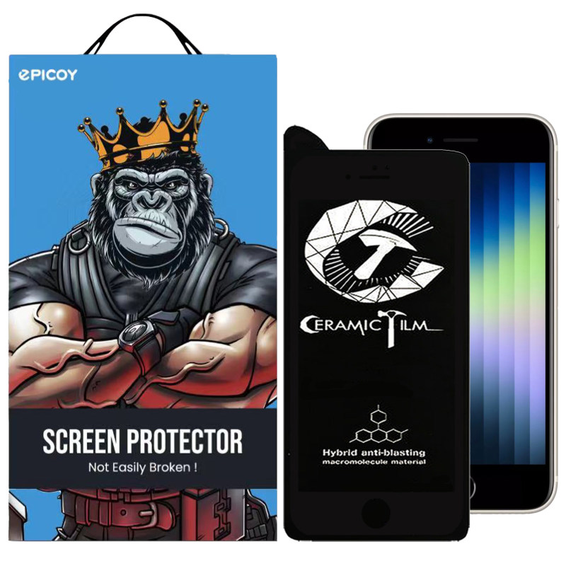گلس گوشی اپل iPhone SE 2022 / SE 2020 / 8 / 7 اپیکوی سرامیکی مدل Crm - Epicoy iPhone SE 2022 / SE 2020 / 8 / 7 Crm Ceramic Screen Protector