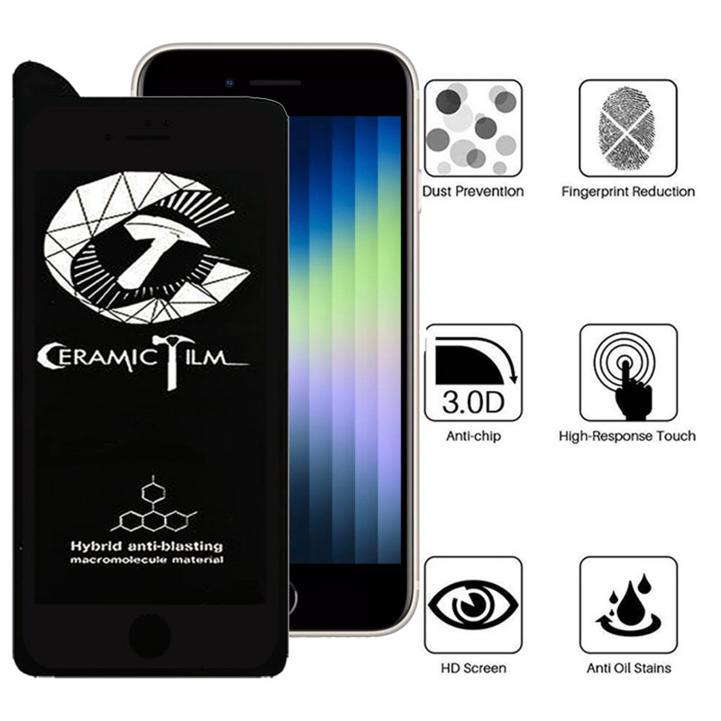 گلس گوشی اپل iPhone SE 2022 / SE 2020 / 8 / 7 اپیکوی سرامیکی مدل Crm - Epicoy iPhone SE 2022 / SE 2020 / 8 / 7 Crm Ceramic Screen Protector