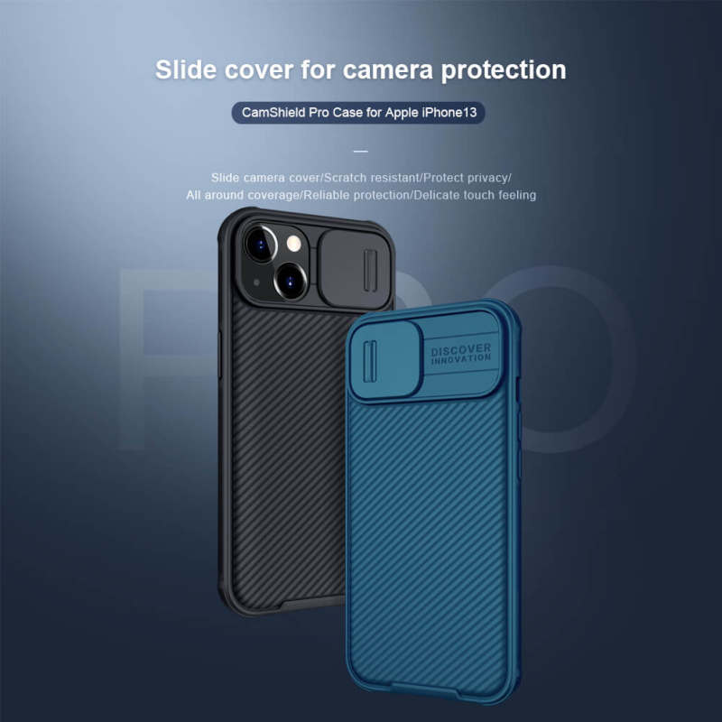 کاور گوشی اپل iPhone 13 نیلکین مدل Camshild pro  - Nillkin Camshield Pro cover for iPhone 13