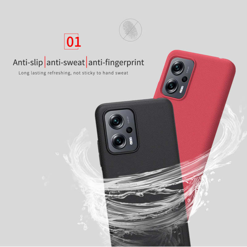 کاور گوشی شیائومی Poco X4 GT 5G/Redmi Note 11T Pro/Redmi Note 11T Pro Plus/Redmi K50i 5G نیلکین مدل Super Frosted Shield  - Nillkin Super Frosted Shield cover for Poco X4 GT 5G/Redmi Note 11T Pro/Redmi Note 11T Pro Plus/Redmi K50i 5G