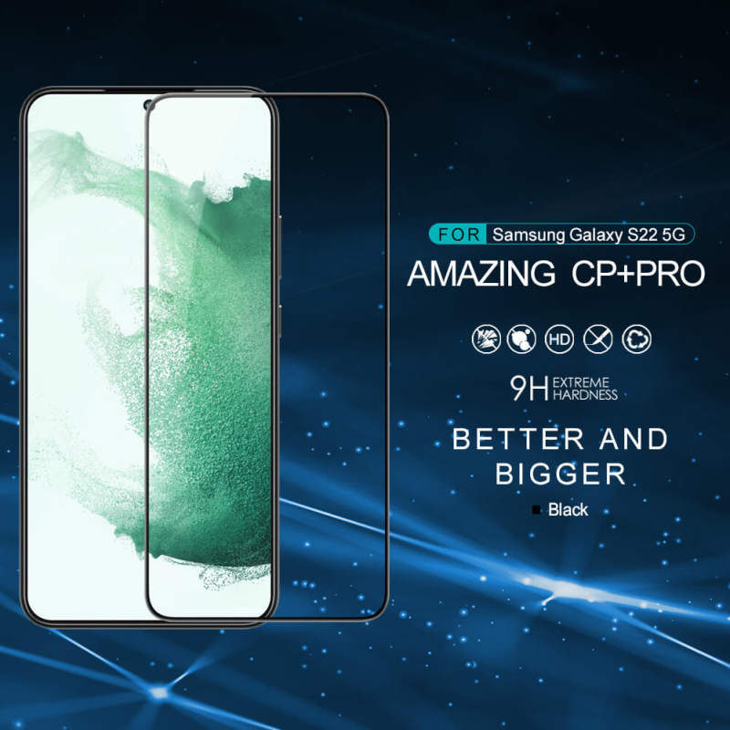 گلس گوشی سامسونگ Galaxy S22 Plus نیلکین مدل CP PLUS Pro - Nillkin CP PLUS Pro Screen Protector for Galaxy S22 Plus