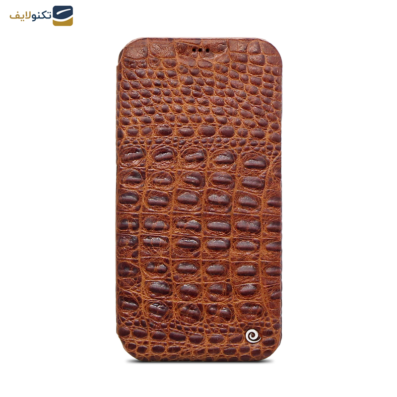 کیف کلاسوری گوشی اپل iPhone 12 Pro Max اگرت مدل Croco چرمی - Egret Croco Genuine Leather Stand Folder Bag For Apple iPhone 12 Pro Max