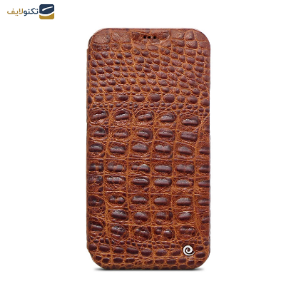 کیف کلاسوری گوشی اپل iPhone 13 Pro Max اگرت مدل Croco چرمی - Egret Croco Genuine Leather Stand Folder Bag For Apple iPhone 13 Pro Max