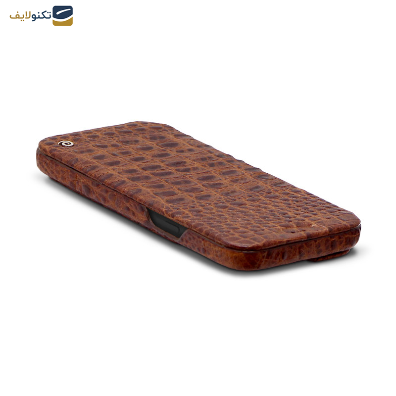 کیف کلاسوری گوشی اپل iPhone 13 Pro Max اگرت مدل Croco چرمی - Egret Croco Genuine Leather Stand Folder Bag For Apple iPhone 13 Pro Max