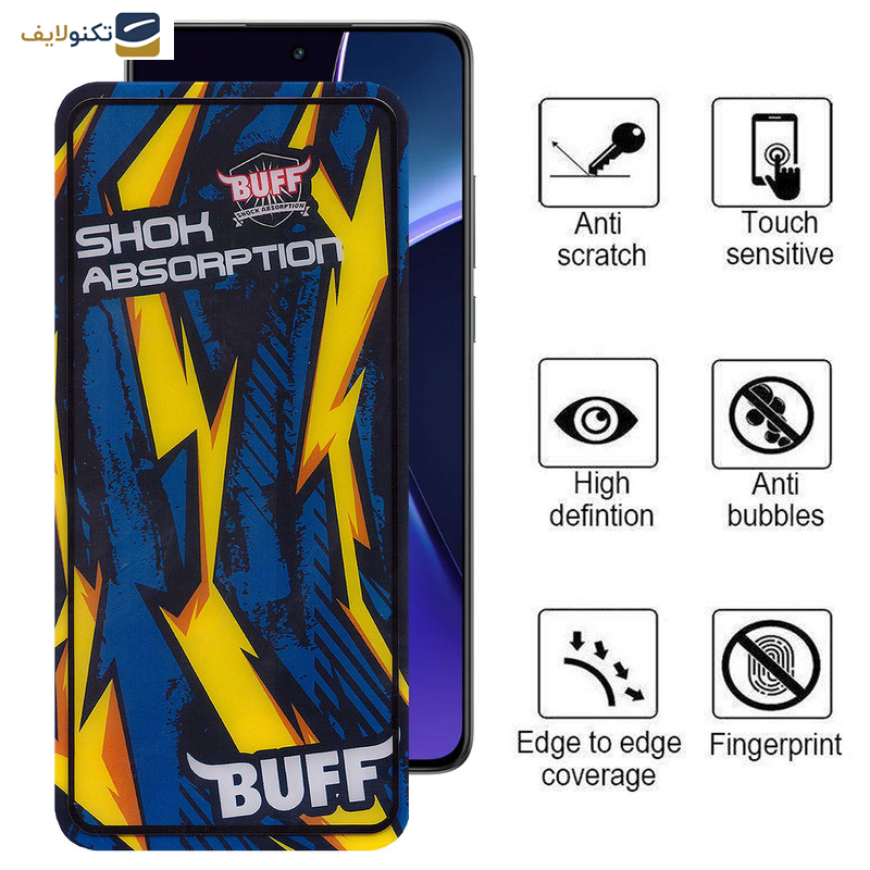 محافظ صفحه نمایش گوشی وان پلاس Nord CE4-Nord CE3-10R-10T-Ace Pro-Ace بوف مدل Shock-Shock - Buff Shock-Shock Glass Screen Protector For OnePlus Nord CE4-Nord CE3-10R-10T-Ace Pro-Ace