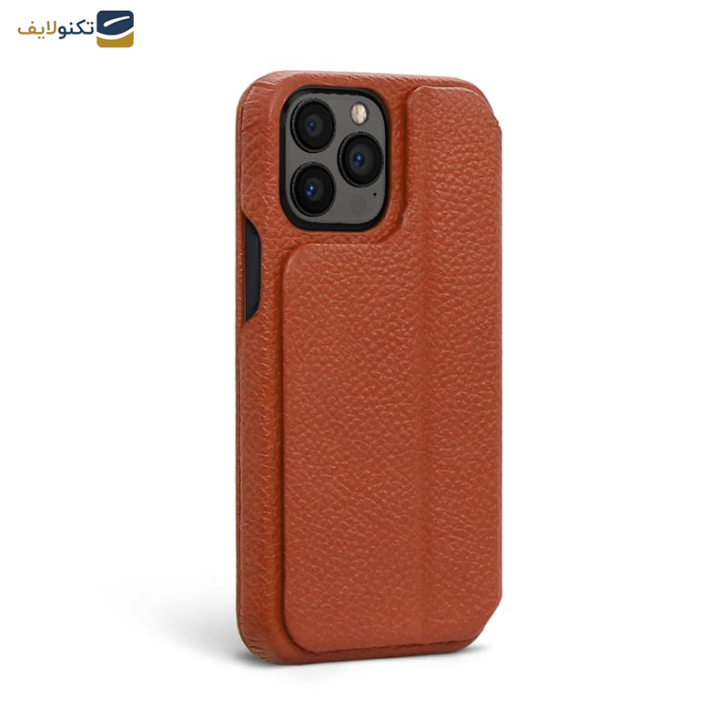 کیف کلاسوری گوشی اپل iPhone 13 Pro Max اگرت مدل Floater چرمی - Egret Floater Genuine Leather Stand Folder Bag For Apple iPhone 13 Pro Max