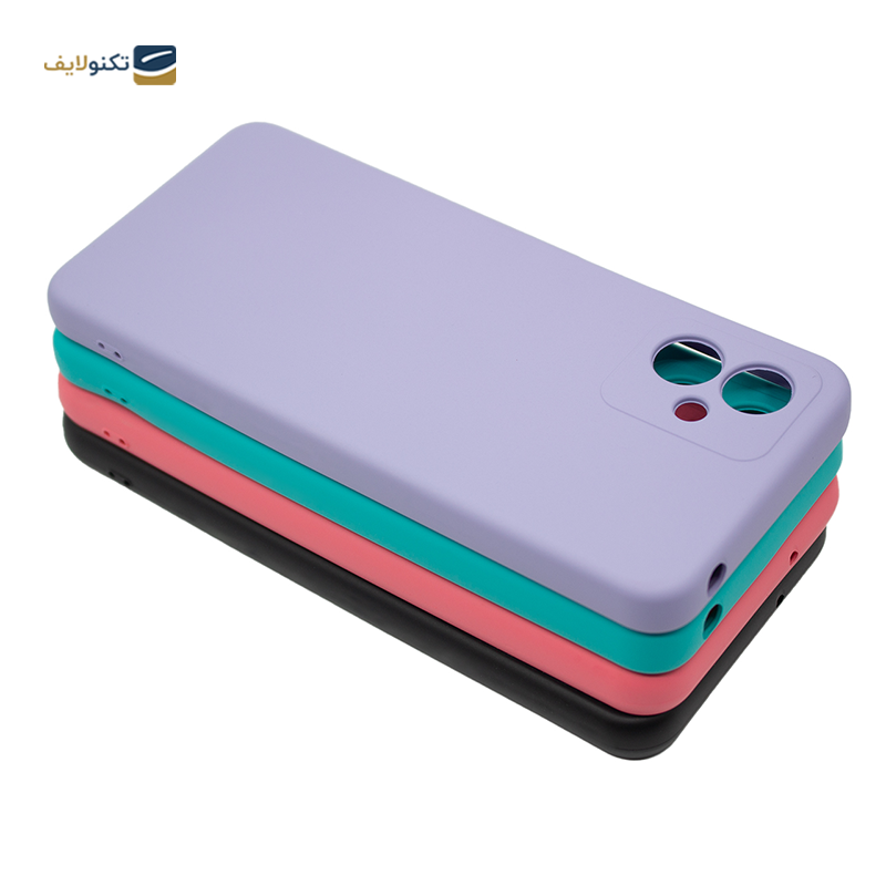 کاور گوشی موتورولا Moto G14 مدل سیلیکونی محافظ لنزدار - Silicone lens protector Cover For Motorola Moto G14