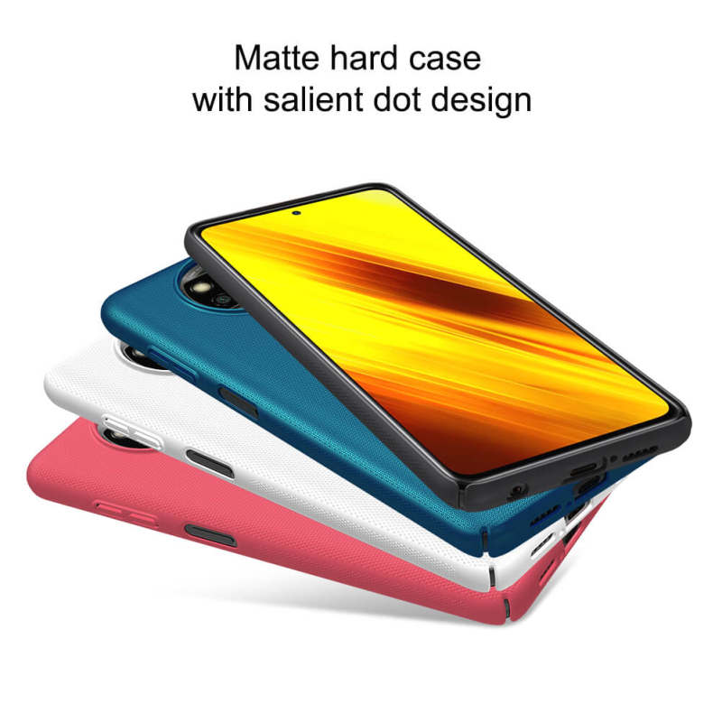 کاور گوشی شیائومی Poco X3 Pro/ X3 NFC نیلکین مدل Super Frosted Shield  - Nillkin Super Frosted Shield cover for Poco X3 Pro/ X3 NFC