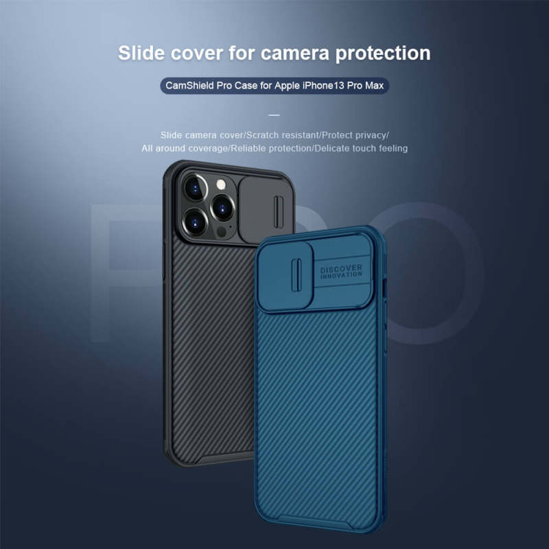 کاور گوشی اپل iPhone 13 Pro Max نیلکین مدل CamShield Pro - Nillkin CamShield Pro cover for iPhone 13 Pro Max