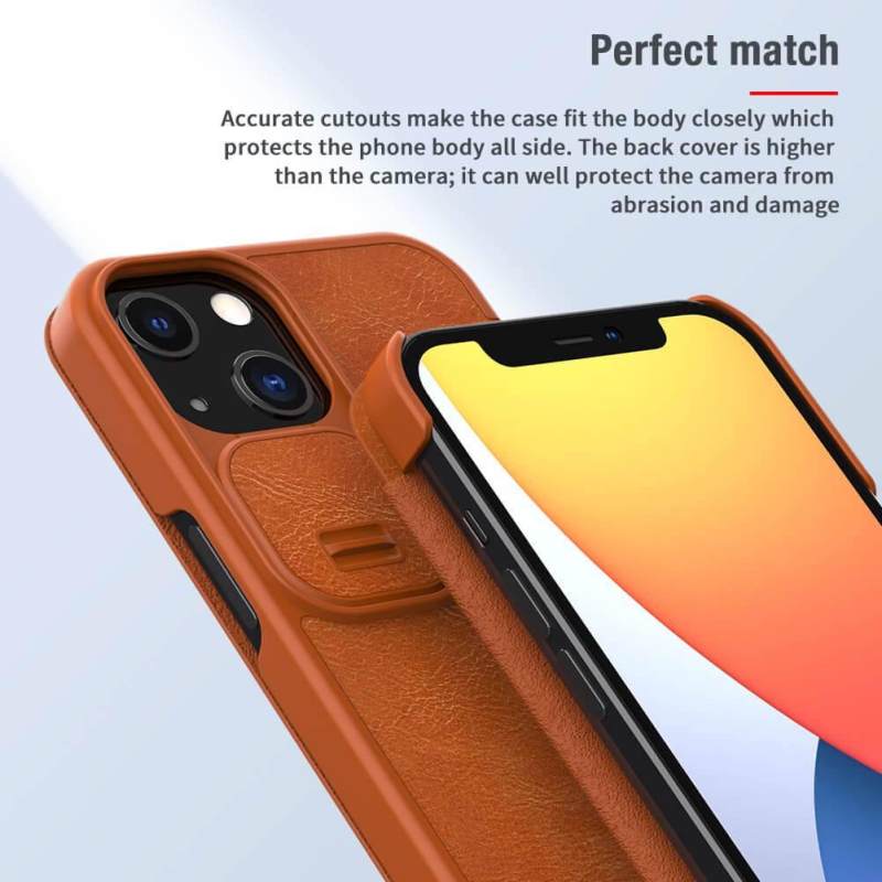 کیف کلاسوری گوشی اپل iPhone 13 Pro نیلکین مدل QIN PRO - Nillkin QIN PRO cover for iPhone 13 Pro