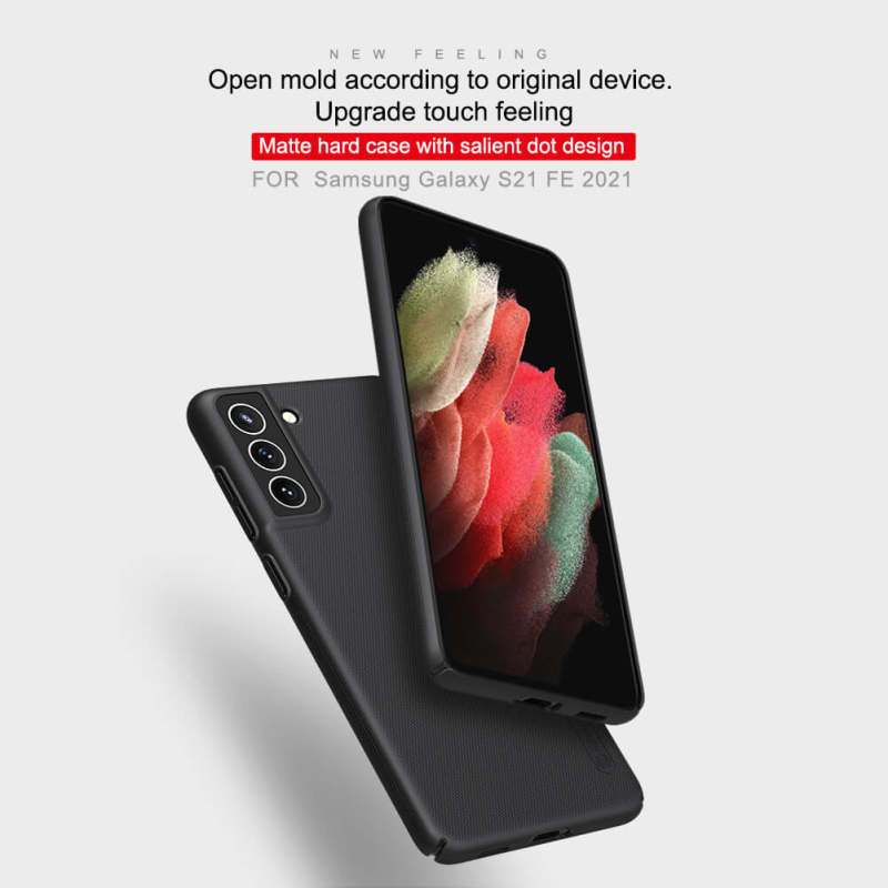 کاور گوشی سامسونگ گلکسی S21 FE نیلکین مدل Super Frosted Shield   - Nillkin Super Frosted Shield cover for Galaxy S21 FE
