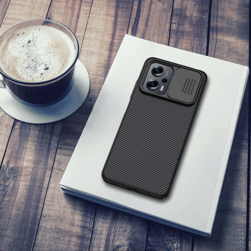 کاور گوشی شیائومی Redmi Note 11T Pro/Redmi Note 11T Pro Plus /Poco X4 GT 5G/Redmi K50i 5G نیلکین مدل Camshield  - Nillkin Camshield cover for Redmi Note 11T Pro / Redmi Note 11T Pro Plus / Poco X4 GT 5G / Redmi K50i 5G