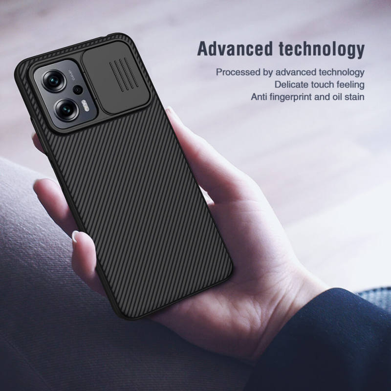 کاور گوشی شیائومی Redmi Note 11T Pro/Redmi Note 11T Pro Plus /Poco X4 GT 5G/Redmi K50i 5G نیلکین مدل Camshield  - Nillkin Camshield cover for Redmi Note 11T Pro / Redmi Note 11T Pro Plus / Poco X4 GT 5G / Redmi K50i 5G