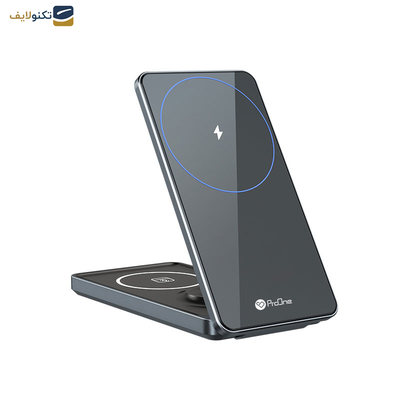 شارژر بی سیم پرووان مدل PWL820 - ProOne PWL820 3in1 Folding Wireless Charger Station