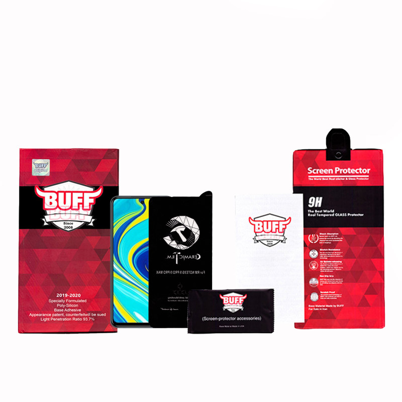 محافظ صفحه نمایش گوشی شیائومی Redmi Note 9s بوف سرامیکی مدل CF9 - buff redmi note 9s CF9 Ceramic Screen Protector