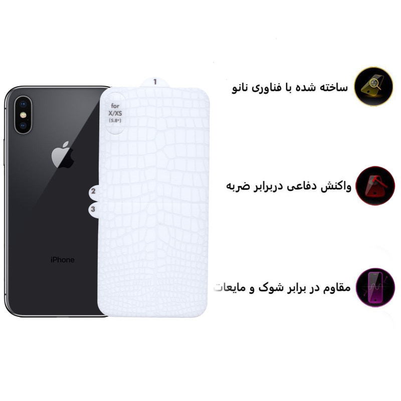 گلس گوشی اپل iPhone X /XS بوف مدل CRO-26 - buff iphone X/XS CRO-26 Screen Protector