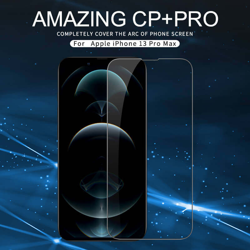 گلس گوشی اپل Iphone 13 Pro Max نیلکین مدل CP plus MAX - Nillkin CP plus MAX glass screen protector for iPhone 13 Pro Max