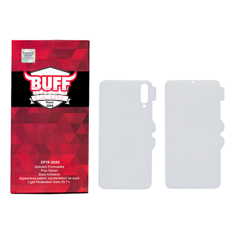 محافظ صفحه نمایش و پشت گوشی سامسونگ Galaxy A70 بوف مدل HgC15 - buff Galaxy A70 HgC15 Back and Screen Protector