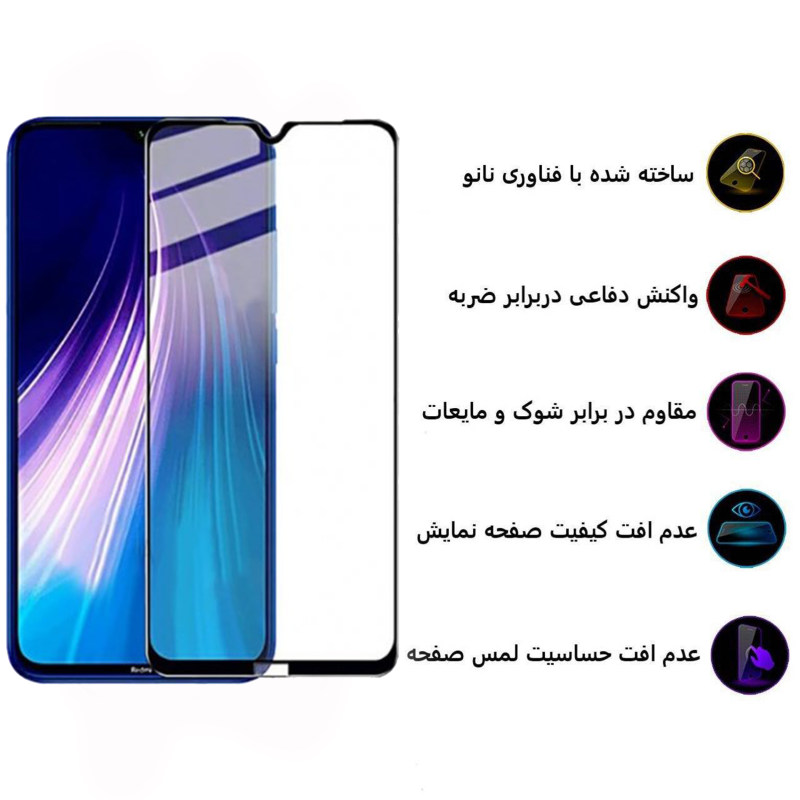 محافظ صفحه نمایش گوشی شیائومی Redmi Note 8 بوف سرامیکی مدل CF9 - buff MI NOTE 8 CF9 Ceramic Screen Protector