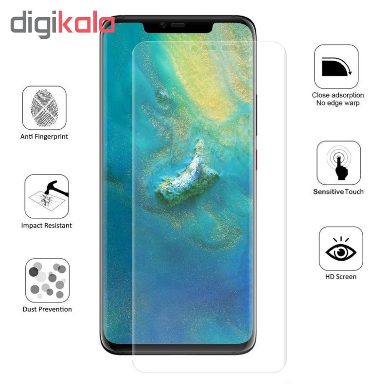 محافظ صفحه نمایش و پشت گوشی هوآوی Mate 20 pro بوف مدل Hg01 - buff Huawei Mate 20 pro Hg01 Back and Screen Protector