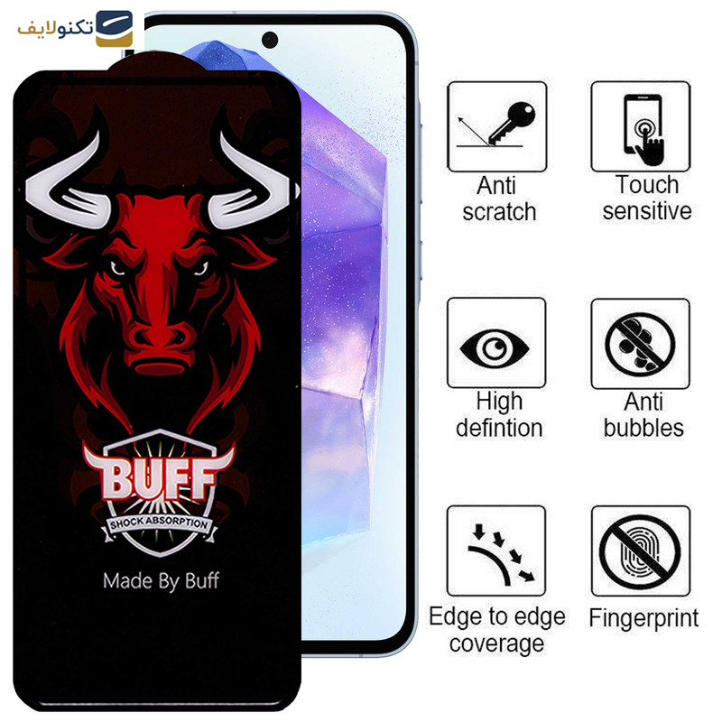 محافظ صفحه نمایش گوشی سامسونگ Galaxy A55 - A35 بوف مدل Ceramic Pro-G - Buff Ceramic Pro-G screen protector suitable for Samsung Galaxy A55 - A35