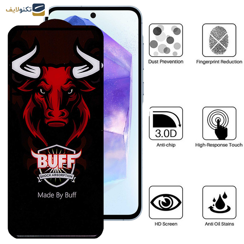 محافظ صفحه نمایش گوشی سامسونگ Galaxy A55 - A35 بوف مدل Ceramic Pro-G - Buff Ceramic Pro-G screen protector suitable for Samsung Galaxy A55 - A35