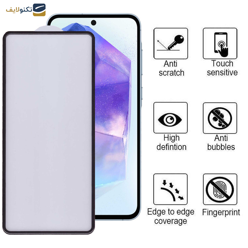 محافظ صفحه نمایش گوشی سامسونگ Galaxy A55 - A35 بوف مدل New AirBag-G - Buff New AirBag-G Glass Screen Protector For Samsung Galaxy A55 - A35