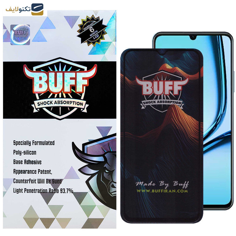 محافظ صفحه نمایش گوشی ریلمی Note 50 - C53 (India) - C53 - C51 - Narzo N53 بوف مدل Mountain-G - Buff Mountain-G Glass Screen Protector For Realme Note 50 - C53 India - C53 - C51 - Narzo N53