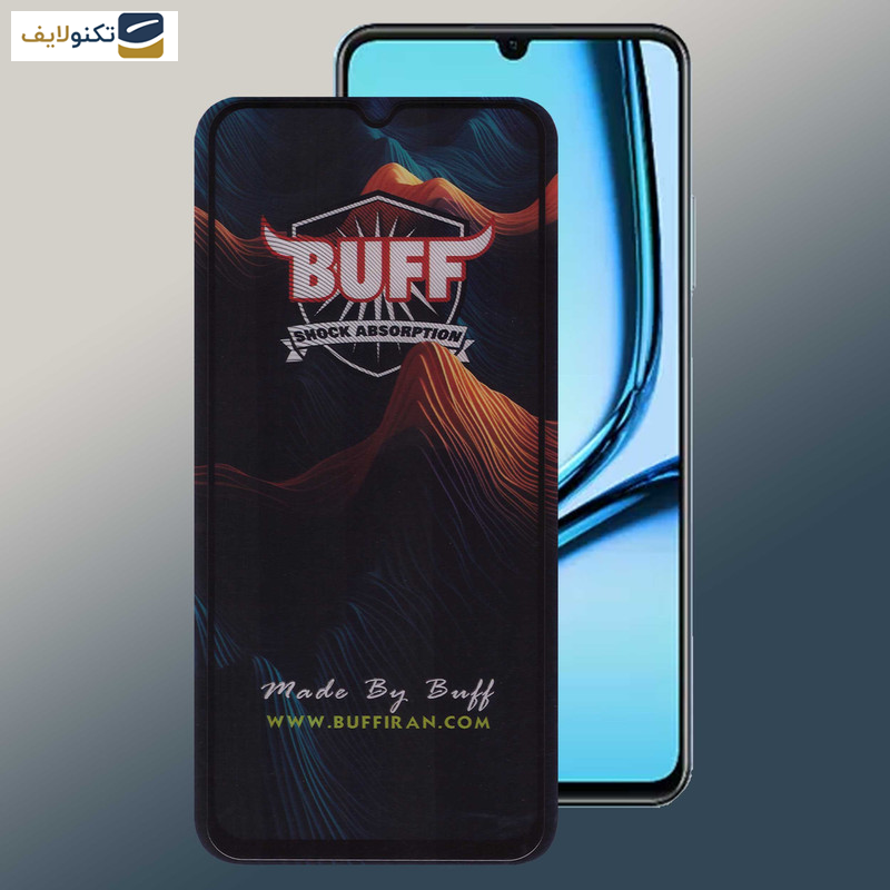 محافظ صفحه نمایش گوشی ریلمی Note 50 - C53 (India) - C53 - C51 - Narzo N53 بوف مدل Mountain-G - Buff Mountain-G Glass Screen Protector For Realme Note 50 - C53 India - C53 - C51 - Narzo N53
