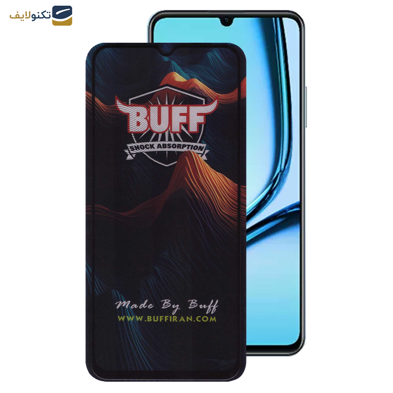 محافظ صفحه نمایش گوشی ریلمی Note 50 - C53 (India) - C53 - C51 - Narzo N53 بوف مدل Mountain-G - Buff Mountain-G Glass Screen Protector For Realme Note 50 - C53 India - C53 - C51 - Narzo N53