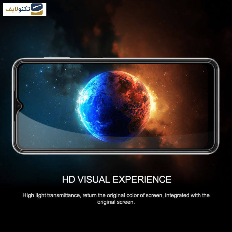 محافظ صفحه نمایش گوشی ریلمی Note 50 - C53 (India) - C53 - C51 - Narzo N53 بوف مدل Mountain-G - Buff Mountain-G Glass Screen Protector For Realme Note 50 - C53 India - C53 - C51 - Narzo N53