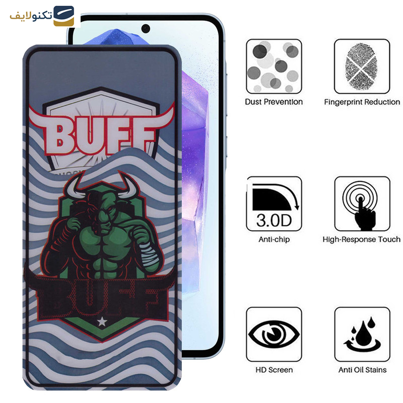 محافظ صفحه گوشی سامسونگ Galaxy A55 - A35 نمایش بوف مدل Super Power - Buff Super Power Glass Screen Protector For Samsung Galaxy A55 - A35