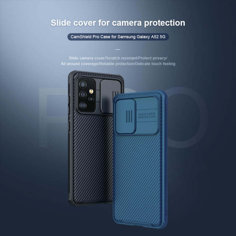 کاور گوشی سامسونگ Galaxy A52 4G / 5G نیلکین مدل CamShield Pro  - Nillkin CamShield Pro Cover For Samsung Galaxy A52 4G / 5G