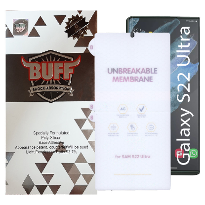 گلس گوشی سامسونگ Galaxy S22 Ultra بوف مدل Hydrogel-Matte-G - Buff Hydrogel-Matte-G Galaxy S22 Ultra Screen protector