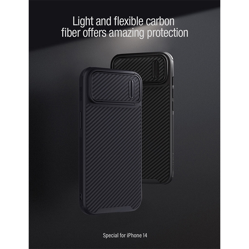 کاور گوشی اپل iPhone 13 / 14 نیلکین مدل Synthetic fiber S Case  - Nillkin Synthetic fiber S Case For iPhone 13 / 14