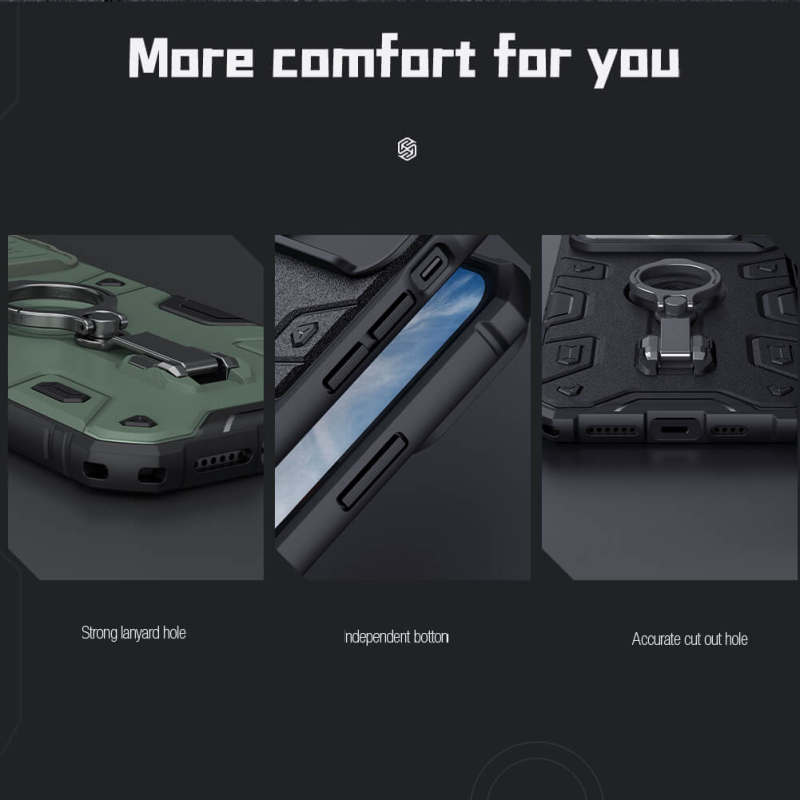 کاور گوشی اپل iPhone 13 / 14 نیلکین مدل CamShield Armor Pro   - Nillkin CamShield Armor Pro Cover For iPhone 13 / 14