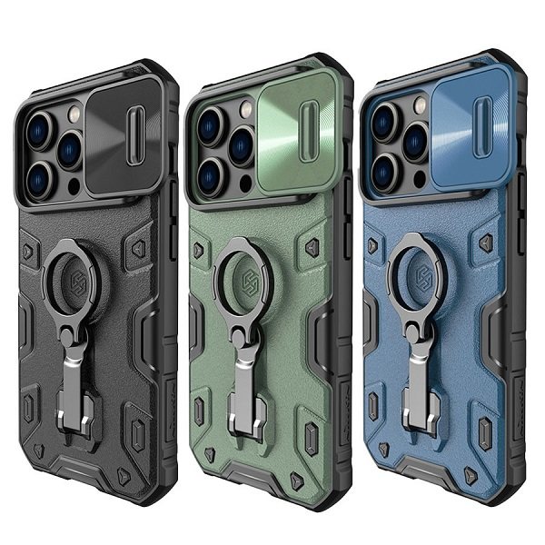 کاور گوشی اپل iPhone 13 / 14 نیلکین مدل CamShield Armor Pro   - Nillkin CamShield Armor Pro Cover For iPhone 13 / 14