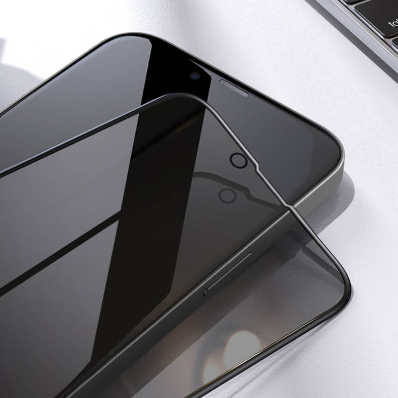 گلس گوشی اپل iPhone 13 Mini بوف حریم شخصی مدل Privacy-Pro به همراه بیمه شکستگی - Buff Privacy-Pro Iphone 13 Mini Screen Protector