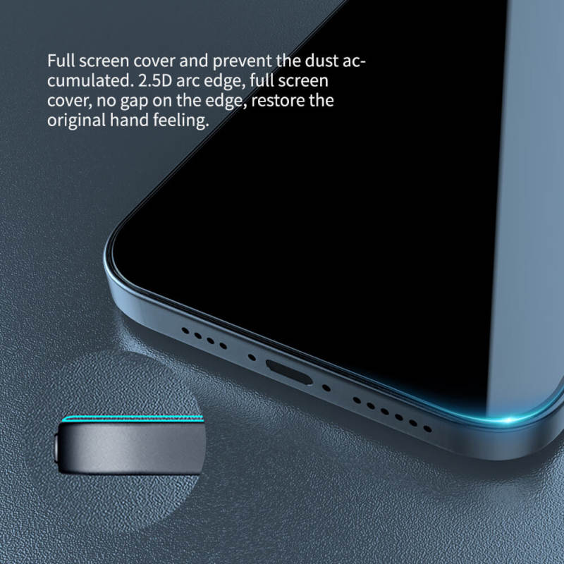گلس گوشی اپل iPhone 13 Mini بوف حریم شخصی مدل Privacy-Pro به همراه بیمه شکستگی - Buff Privacy-Pro Iphone 13 Mini Screen Protector