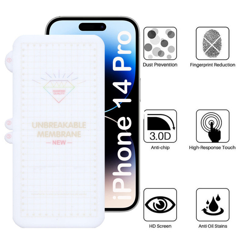 گلس گوشی اپل iPhone 14 Pro بوف مدل Hydrogel - Buff Hydrogel iPhone 14 Pro Screen protector