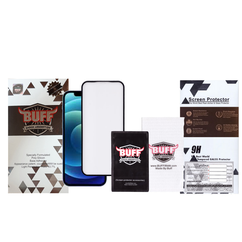 گلس گوشی اپل Iphone 12 / Iphone 12 Pro بوف مدل AirBag - Buff AirBag Iphone 12 / Iphone 12 Pro Screen protector