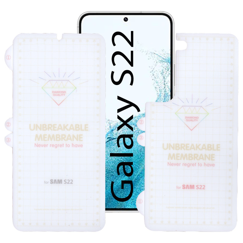 محافظ صفحه نمایش و پشت گوشی سامسونگ Galaxy S22 بوف مدل Hydrogel-G - Buff Hydrogel-G Galaxy S22 back and Screen protector