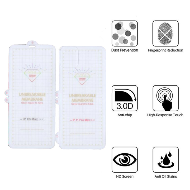 محافظ صفحه نمایش و پشت گوشی اپل iPhone 11 Pro Max بوف مدل Hg01 - Buff Hg01 iPhone 11 Pro Max Back and Screen Protector