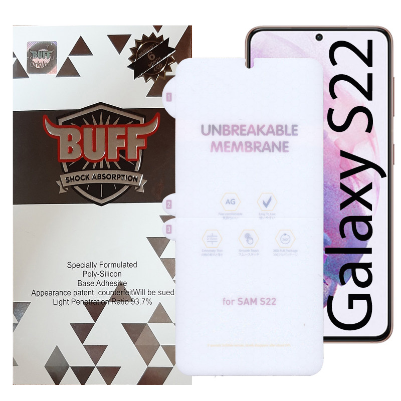 گلس گوشی سامسونگ Galaxy S22 بوف مدل Hydrogel-Matte-G - Buff Hydrogel-Matte-G Galaxy S22 screen protector